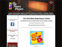 Tablet Screenshot of henryplayers.com